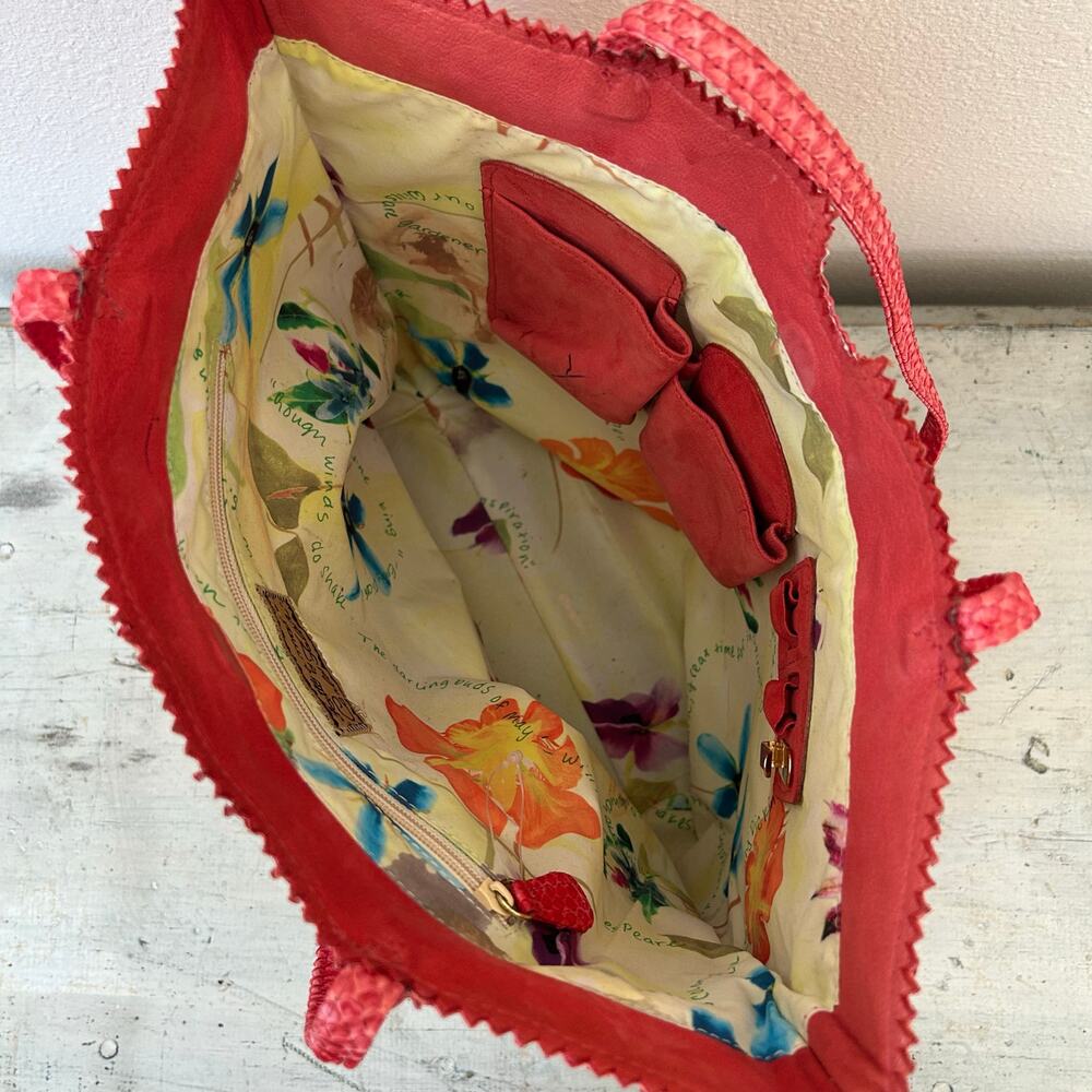 Carlos Falchi Python Leather Tote Bag Exotic Embo… - image 14